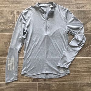 ADIDAS LONG SLEEVE QUARTER ZIP